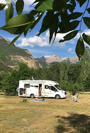 Campingplatz Le Courounba Les Vigneaux Alpes du Sud