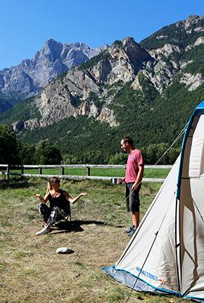 Campingplatz Les Vaudois Les Vigneaux Südalpen