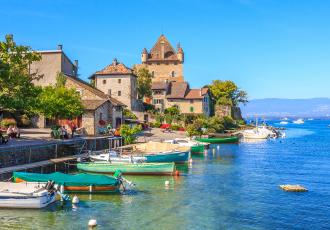 Campingplatz La Dranse Thonon-les-Bains Genfersee