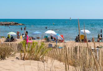 Campingplatz Côte du Soleil Sérignan Hérault Méditerranée