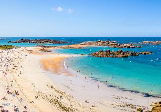 Campingplatz Les Ajoncs d'Or Trégastel Bretagne