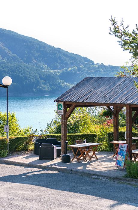 Campingplatz Baie de la Chapelle Chorges Alpes-du-Sud Lac de Serre-Ponçon