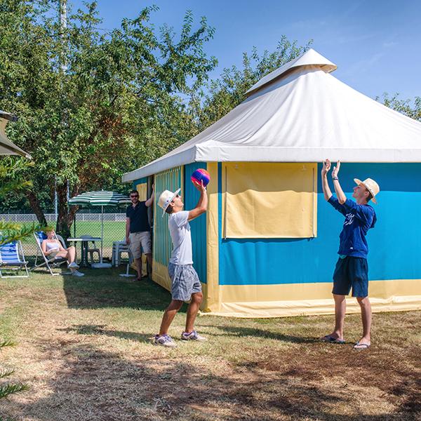 Campingplatz La Dranse Thonon-les-Bains Genfersee