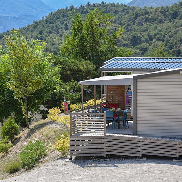 Campingplatz Baie de la Chapelle Chorges Alpes-du-Sud Lac de Serre-Ponçon