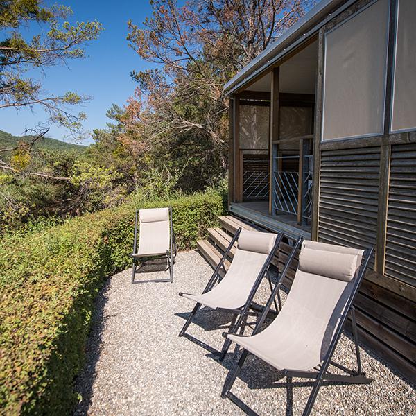 Campingplatz Baie de la Chapelle Chorges Alpes-du-Sud Lac de Serre-Ponçon