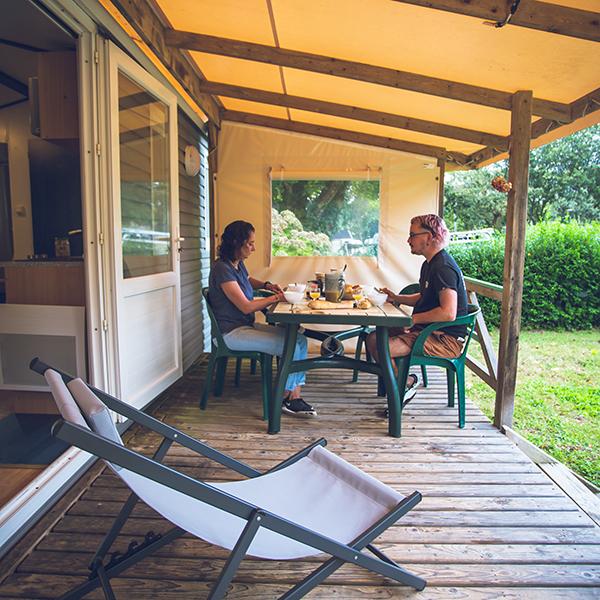 Campingplatz Les Ajoncs d'Or Trégastel Bretagne