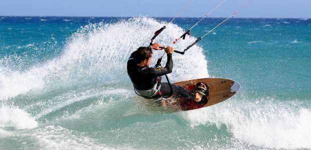 Kitesurfen in den Landes