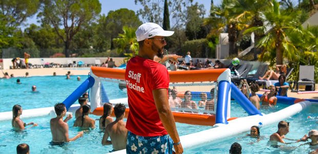 Wasserpolo auf dem Campingplatz Le Parc de Bormes