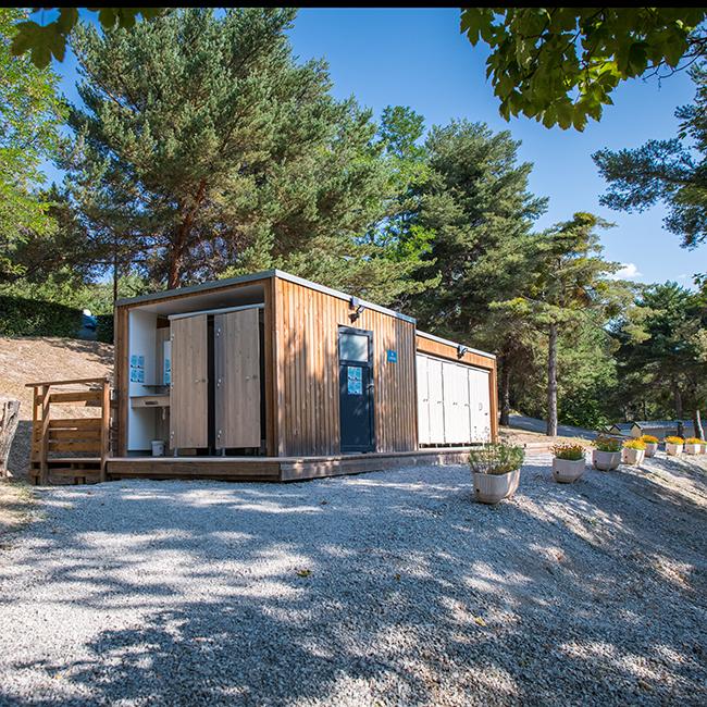 Campingplatz Baie de la Chapelle Chorges Alpes-du-Sud Lac de Serre-Ponçon