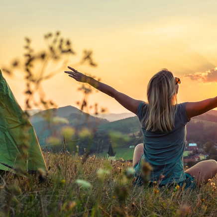 Camping in der Natur
