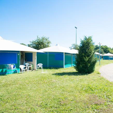 Campingplatz La Dranse Thonon-les-Bains Genfersee