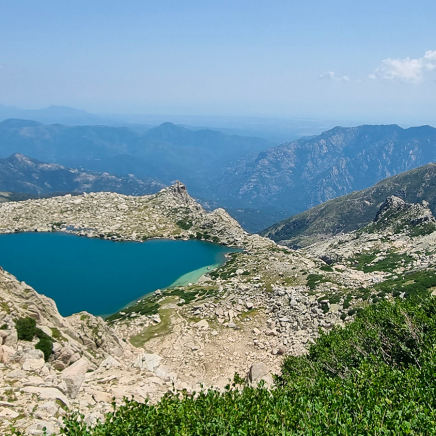 Meerblick Korsika GR20