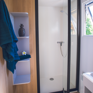 Badezimmer Mobilheim