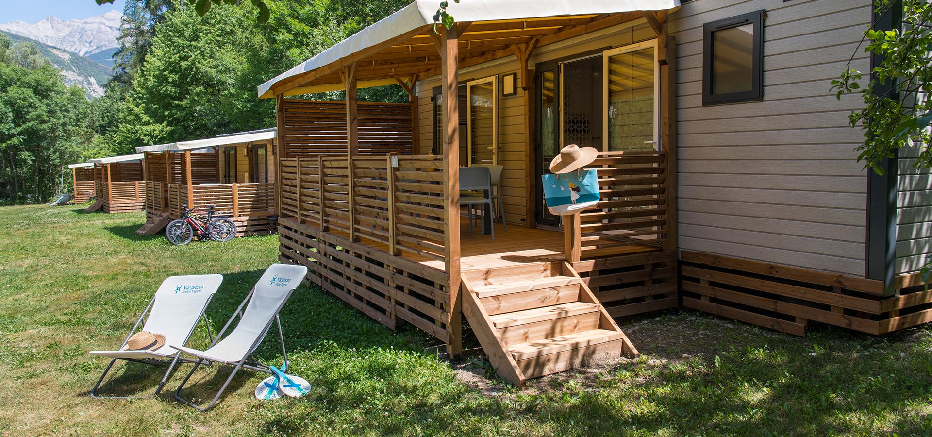Campingplatz Le Courounba Les Vigneaux Alpes du Sud