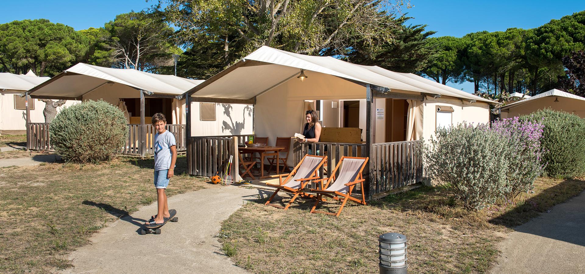 Campingplatz Côte du Soleil Sérignan Hérault Méditerranée