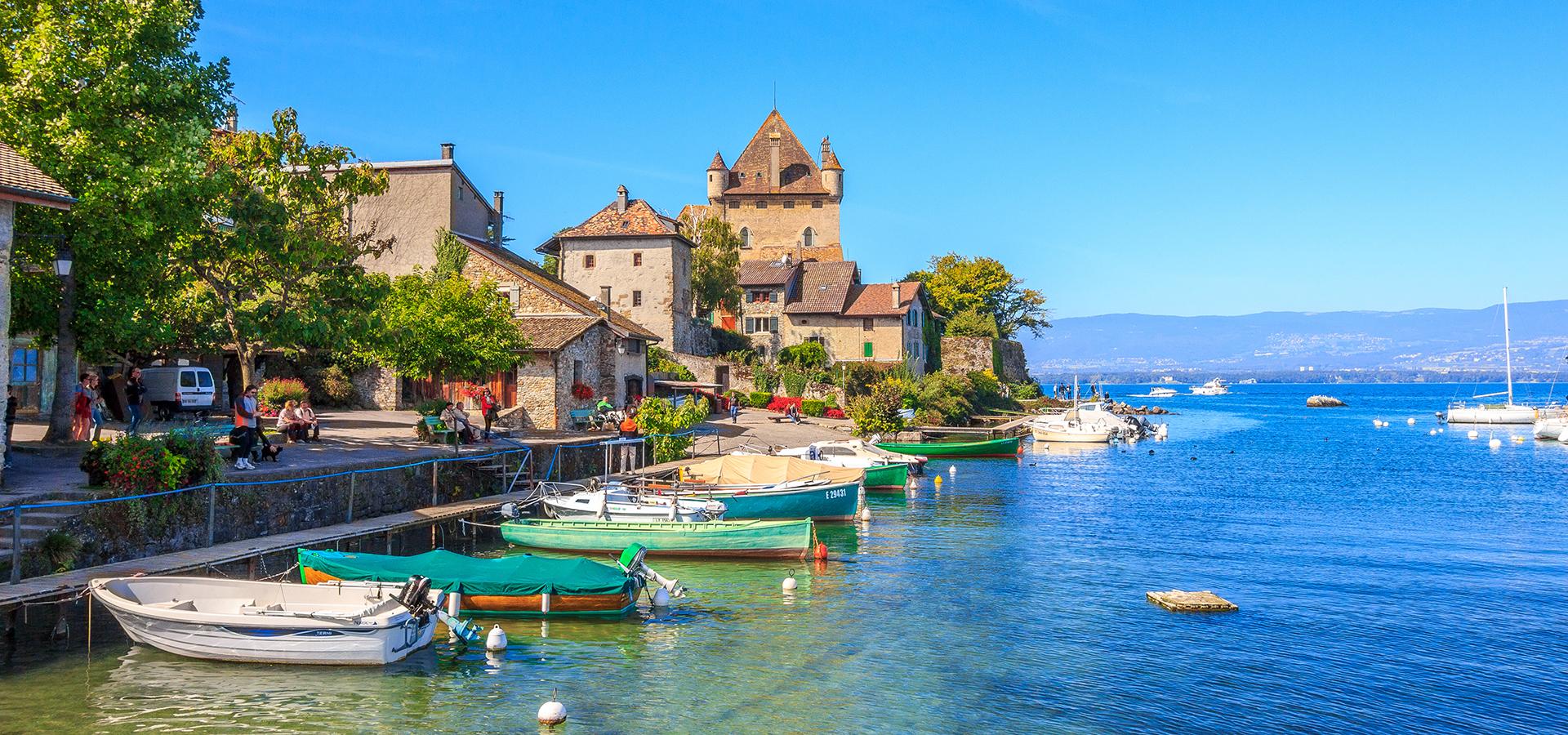 Campingplatz La Dranse Thonon-les-Bains Genfersee