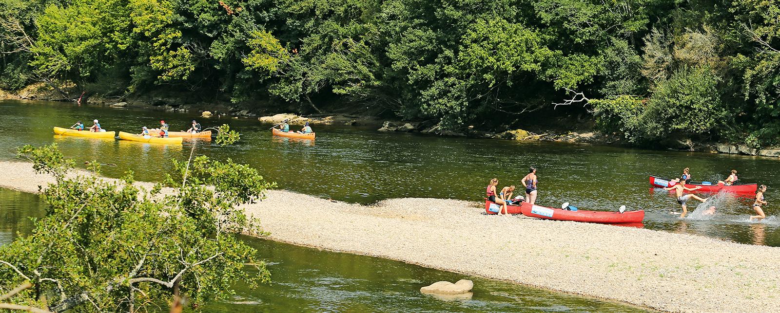 Campingplatz Les Rives de la Dordogne Domme Nouvelle Aquitaine