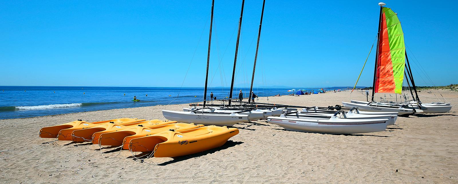 Campingplatz Plage du Midi Portiragnes Méditerranée