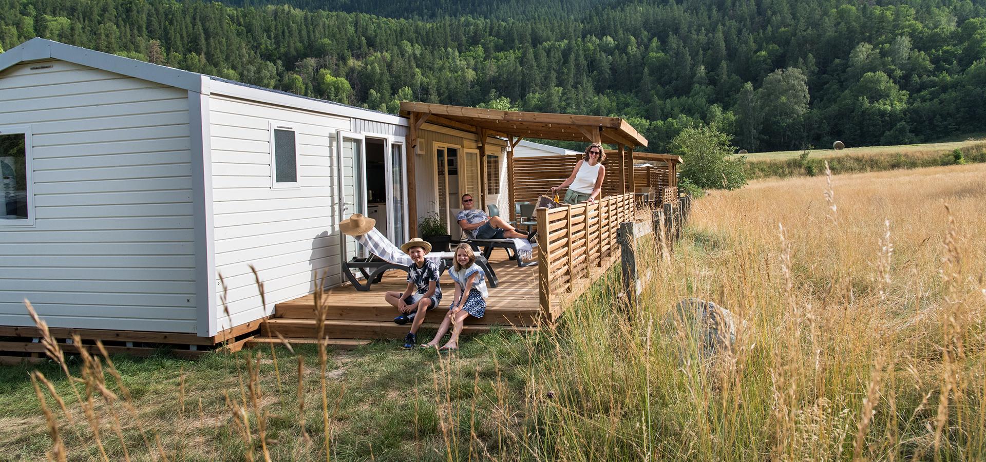 Campingplatz Le Courounba Les Vigneaux Alpes du Sud