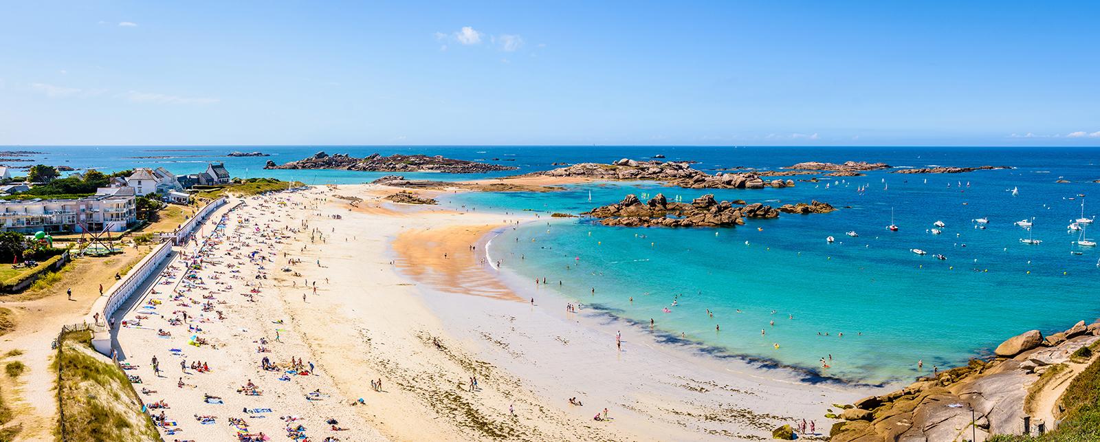 Campingplatz Les Ajoncs d'Or Trégastel Bretagne
