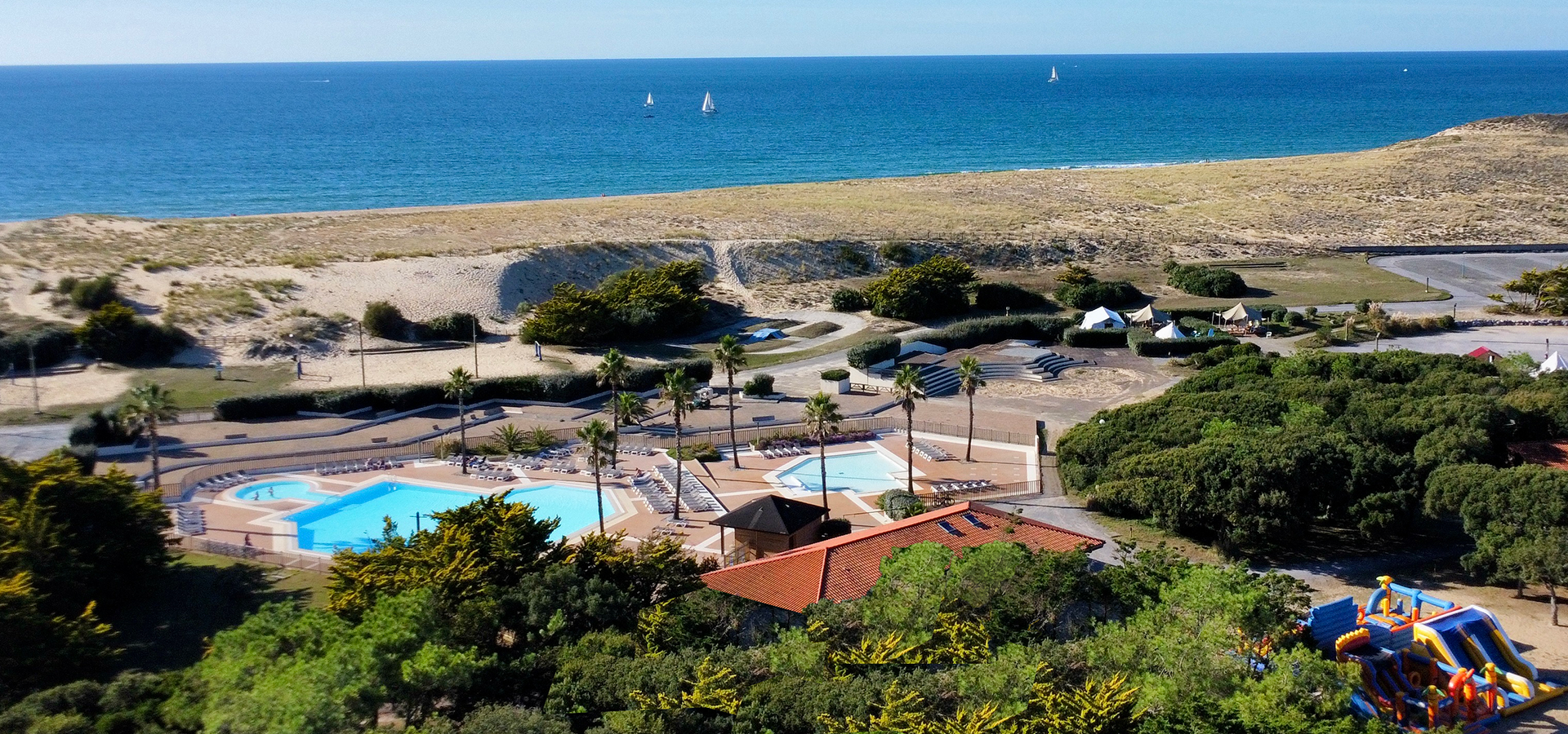 Campingplatz Domaine de Fierbois Capbreton Landes Aquitaine