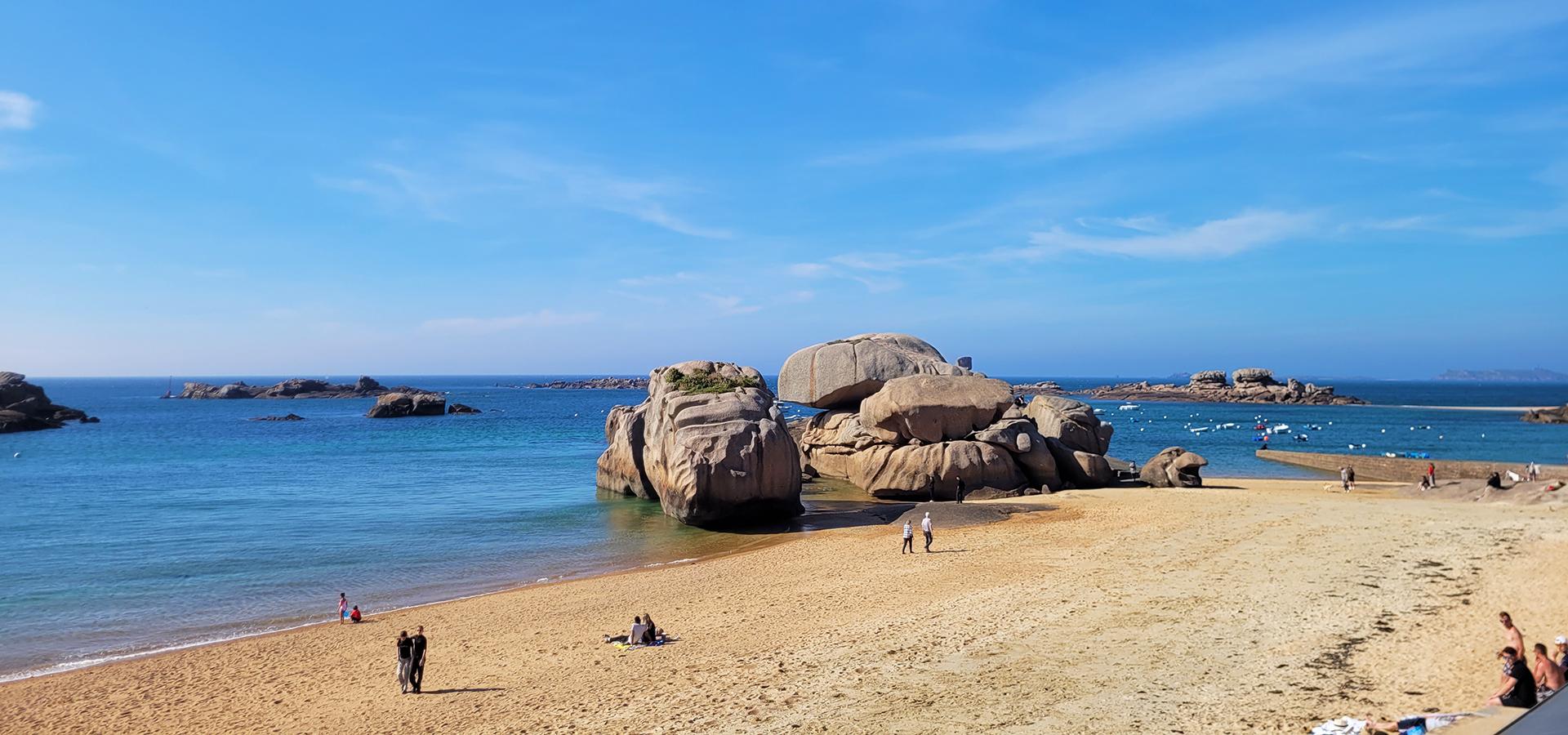 Campingplatz Les Ajoncs d'Or Trégastel Bretagne