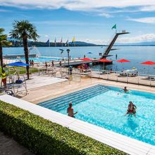 Campingplatz La Dranse Thonon-les-Bains Genfersee